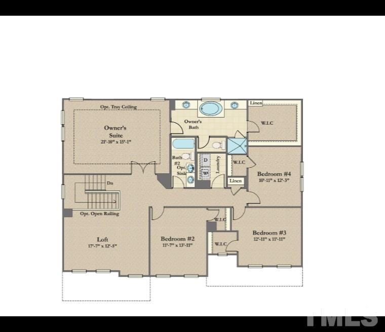 125 Twilight Trail, Unit STONEFIELD Willow Spring, NC 27592 - Photo 22 of 22 a picture of a floor plan