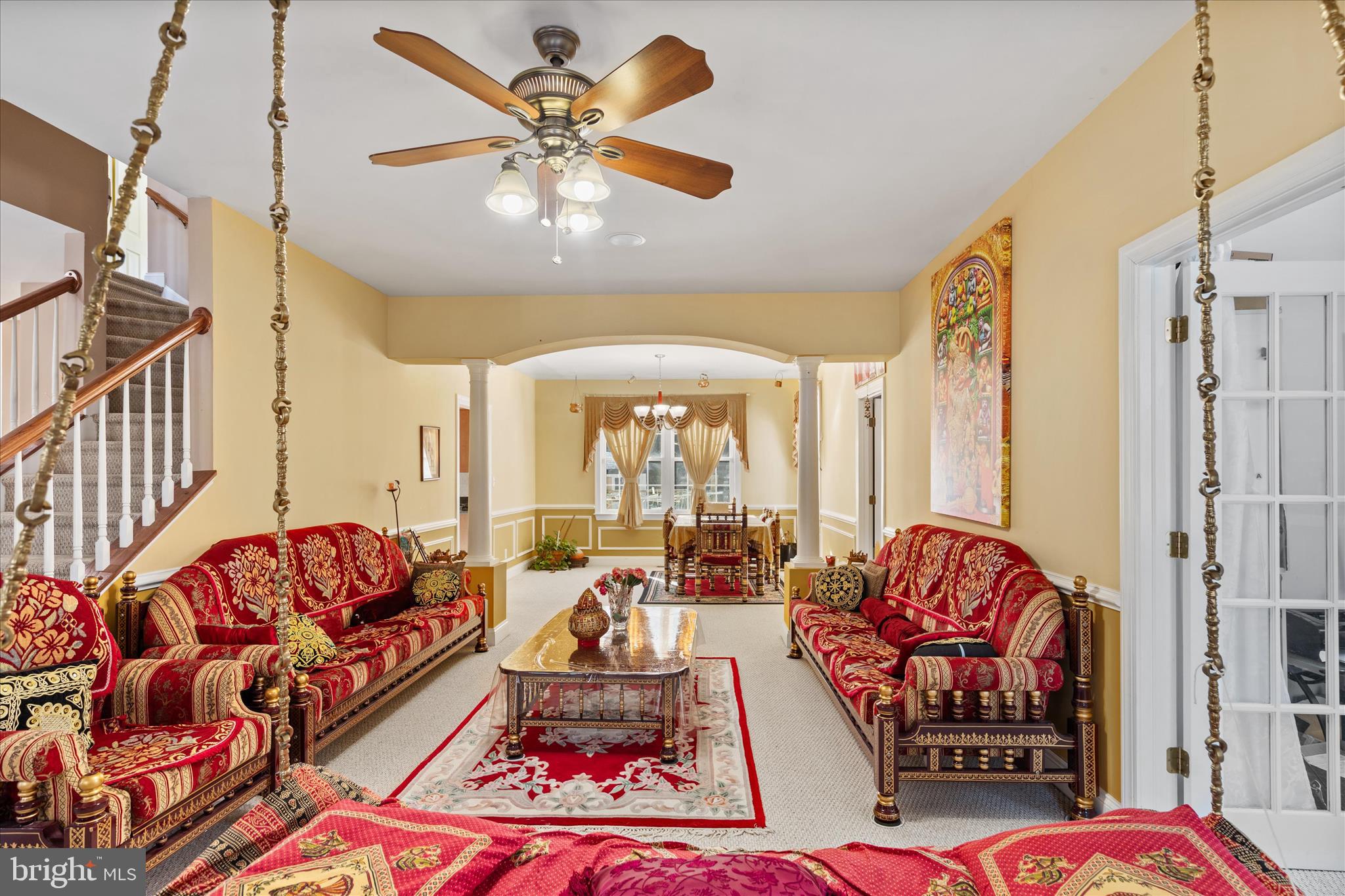 108 Franklin Avenue Berlin, MD 21811 - Photo 30 of 62 a living room with furniture fireplace and a large window