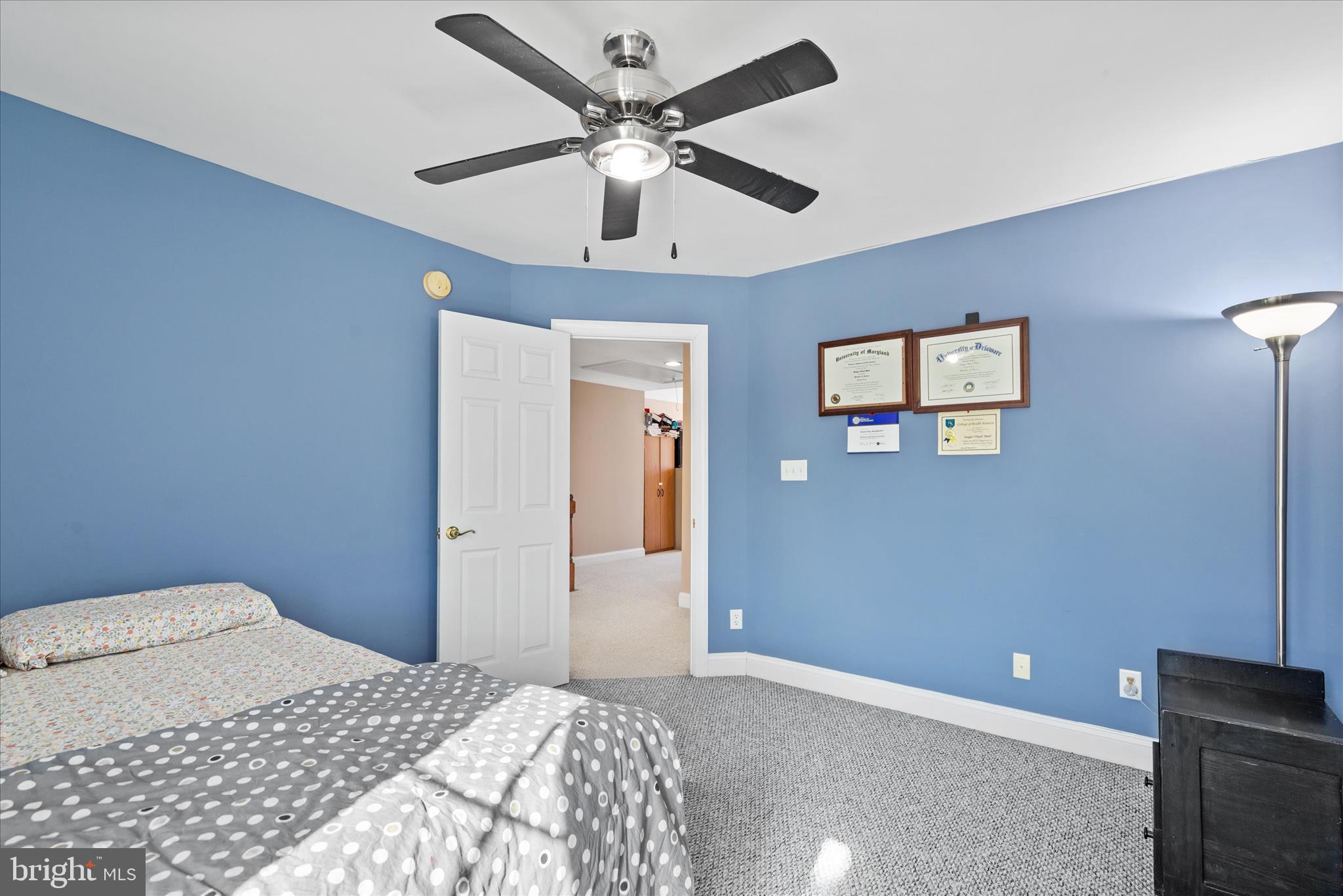 108 Franklin Avenue Berlin, MD 21811 - Photo 55 of 62 a bedroom with a bed and a ceiling fan