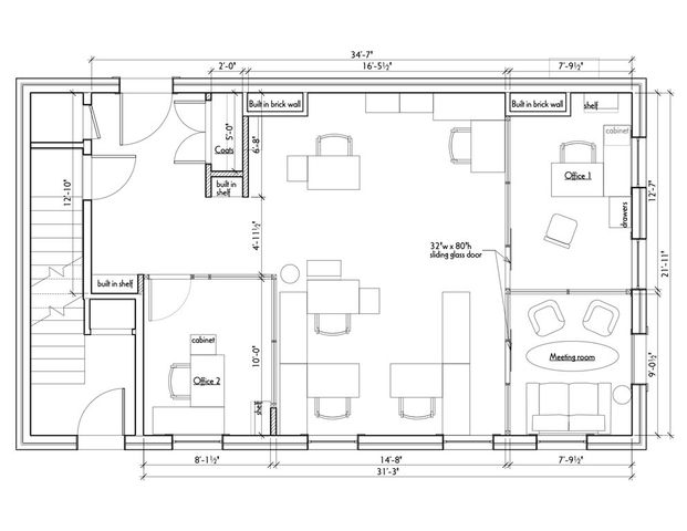 a room with storage and utility