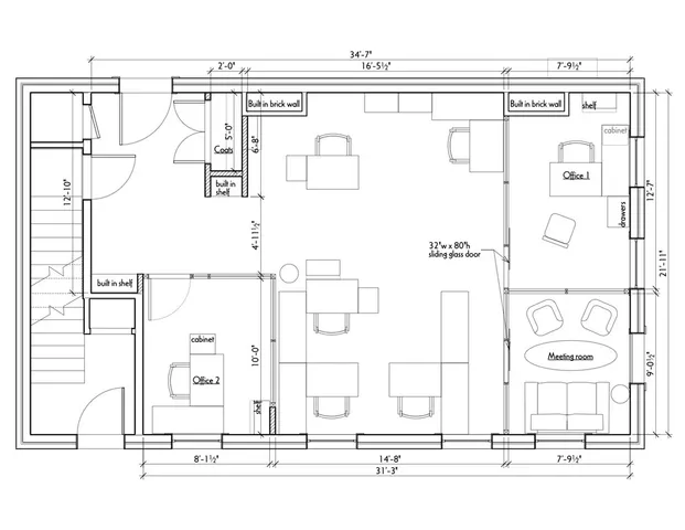 a room with storage and utility