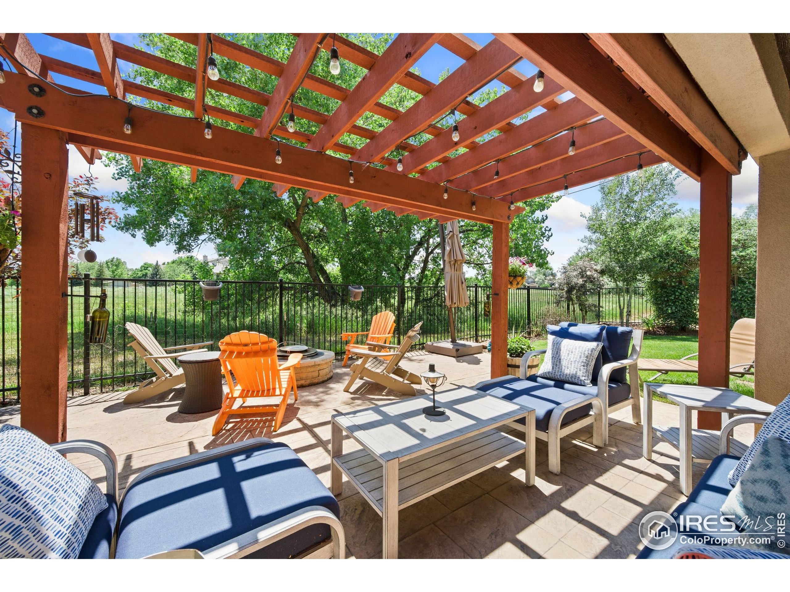 621 Roma Valley Drive Fort Collins, CO 80525 - Photo 47 of 50 a outdoor view with a sitting space