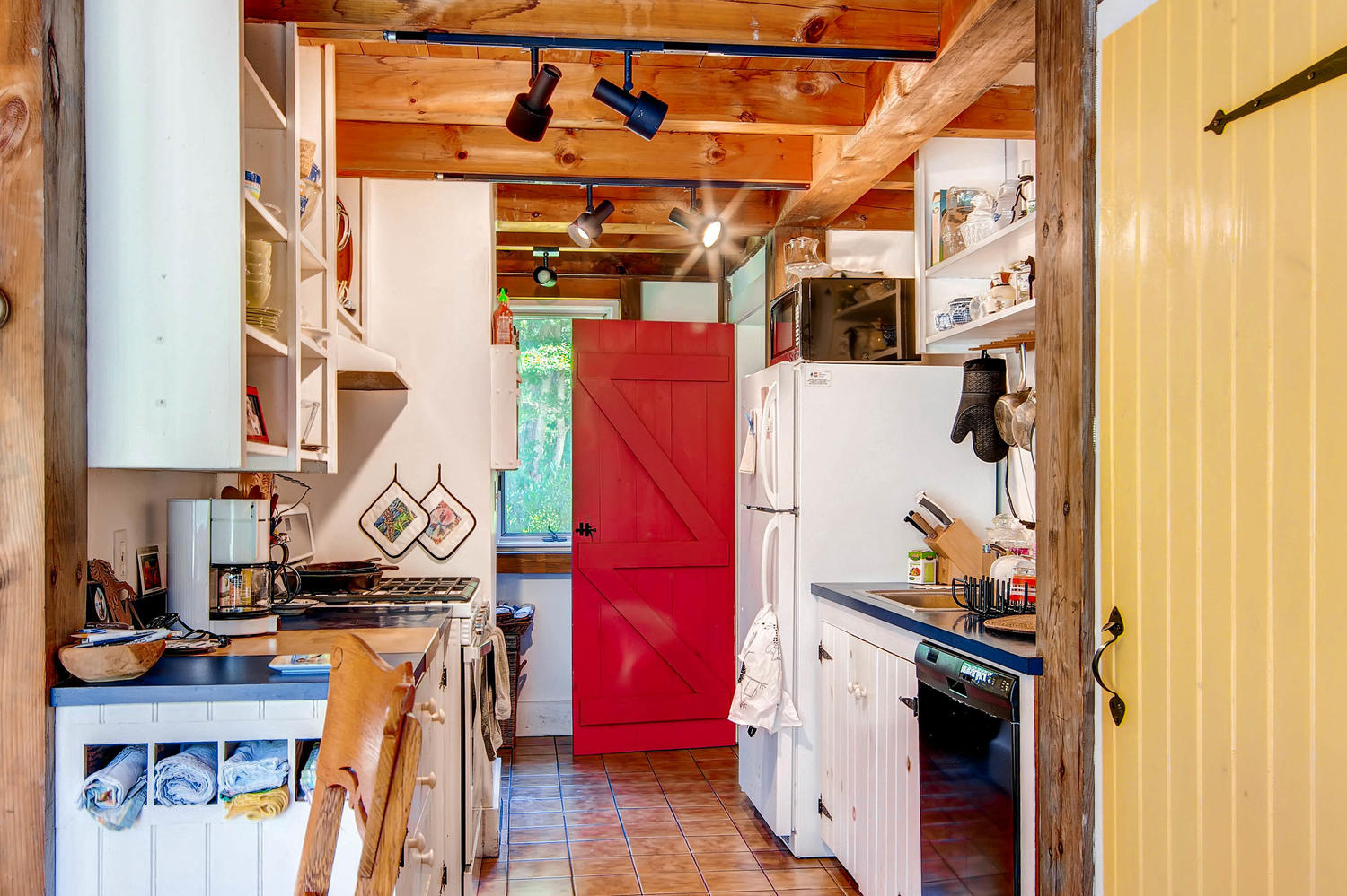 1 Old North Road Chilmark, MA 02535 - Photo 19 of 35 galley kitchen