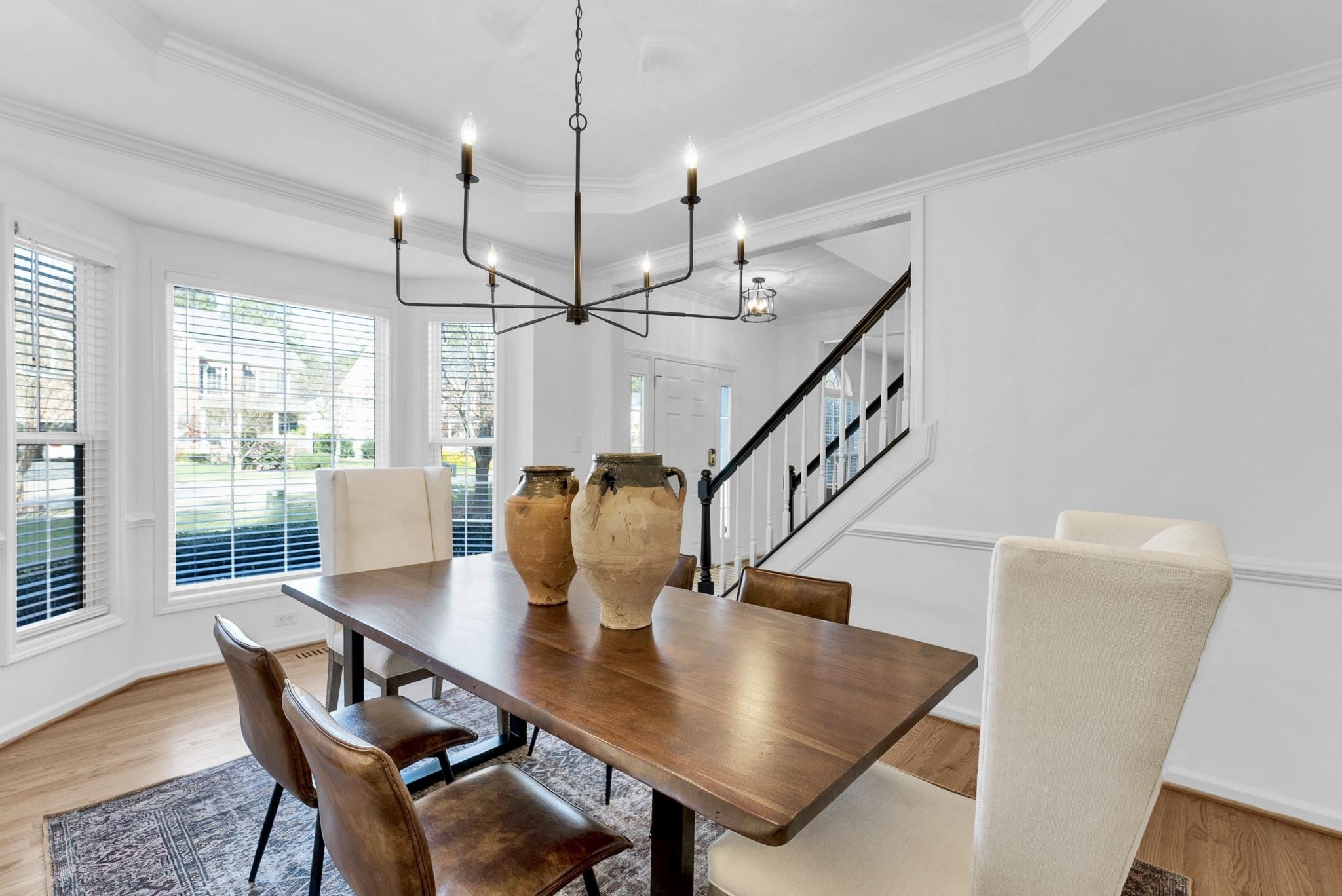 Gorgeous first impression as guests enter the home! Dining Room
