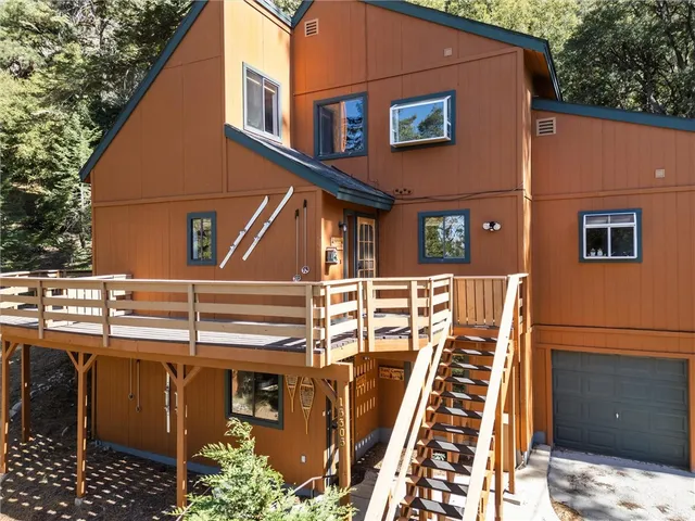 a view of a building with a door