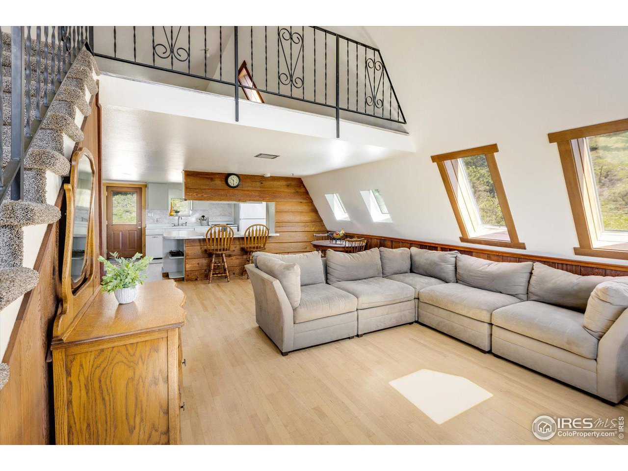 5690 Sugarloaf Road Boulder, CO 80302 - Photo 9 of 27 a living room with furniture and a large window