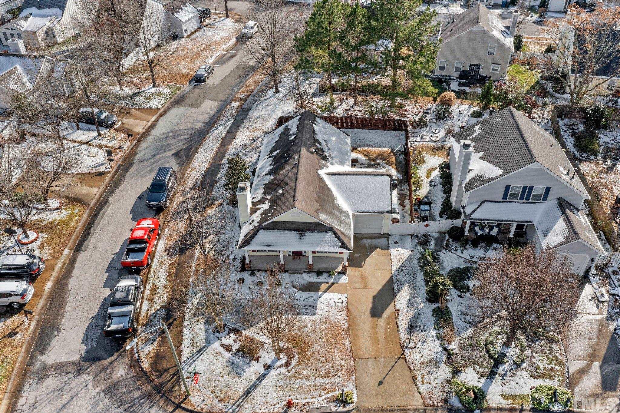 5022 Silhouette Drive Durham, NC 27713 - Photo 23 of 26 an aerial view of a