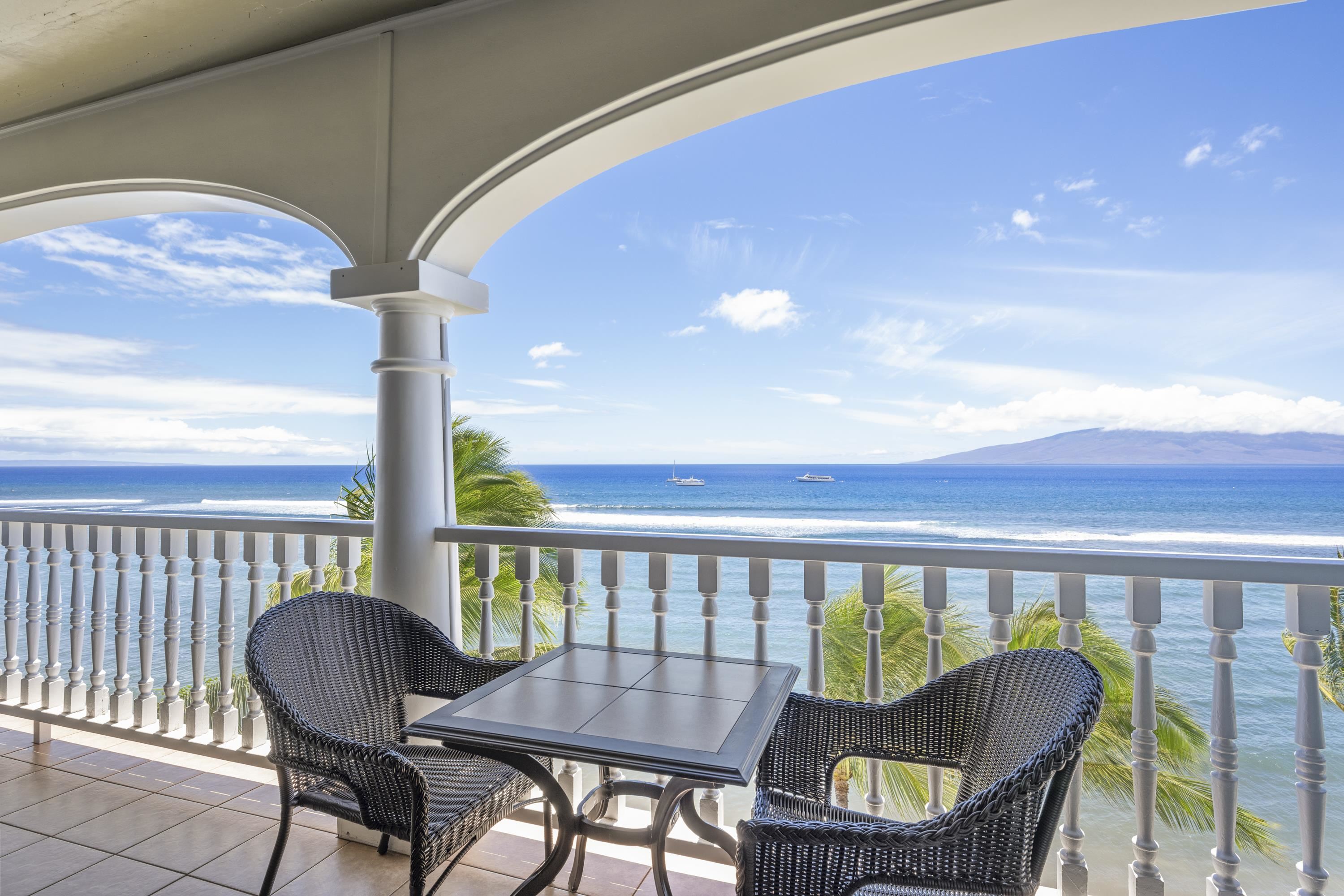 475 Front Street, Unit 601 Lahaina, HI 96761 - Photo 4 of 24 a view of a dining room with furniture window and outside view