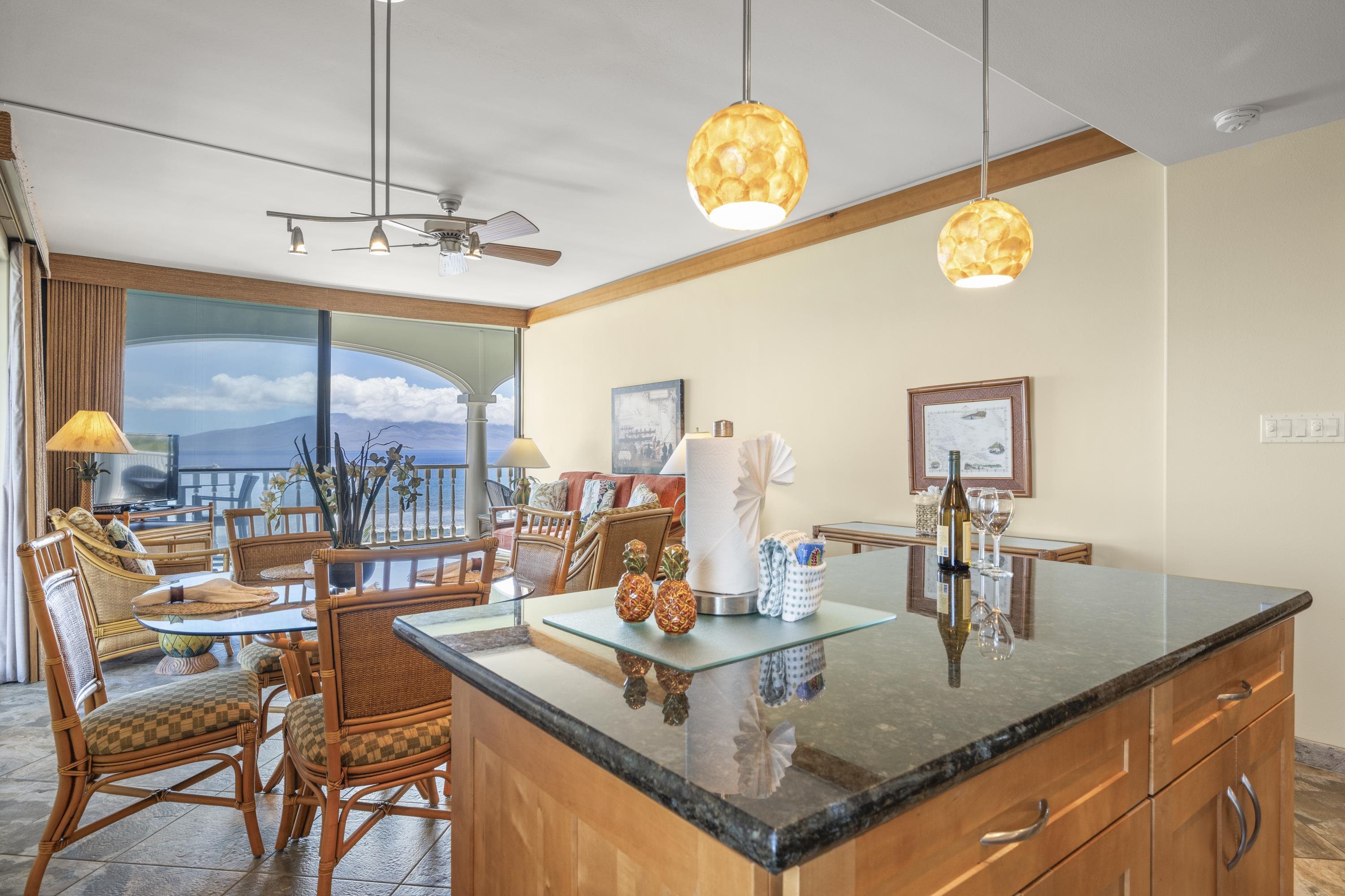 475 Front Street, Unit 601 Lahaina, HI 96761 - Photo 8 of 24 a view of a dining room and livingroom
