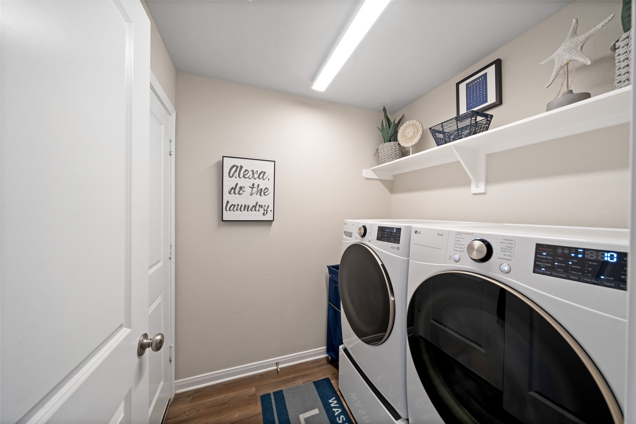 1300 Kingsgate Drive Bryan, TX 77807 - Photo 24 of 30 Laundry room off garage. Nice shelf and room for hamper