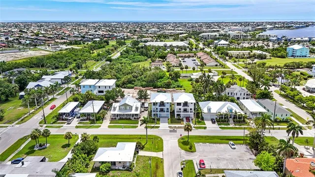 a view of a lush green field