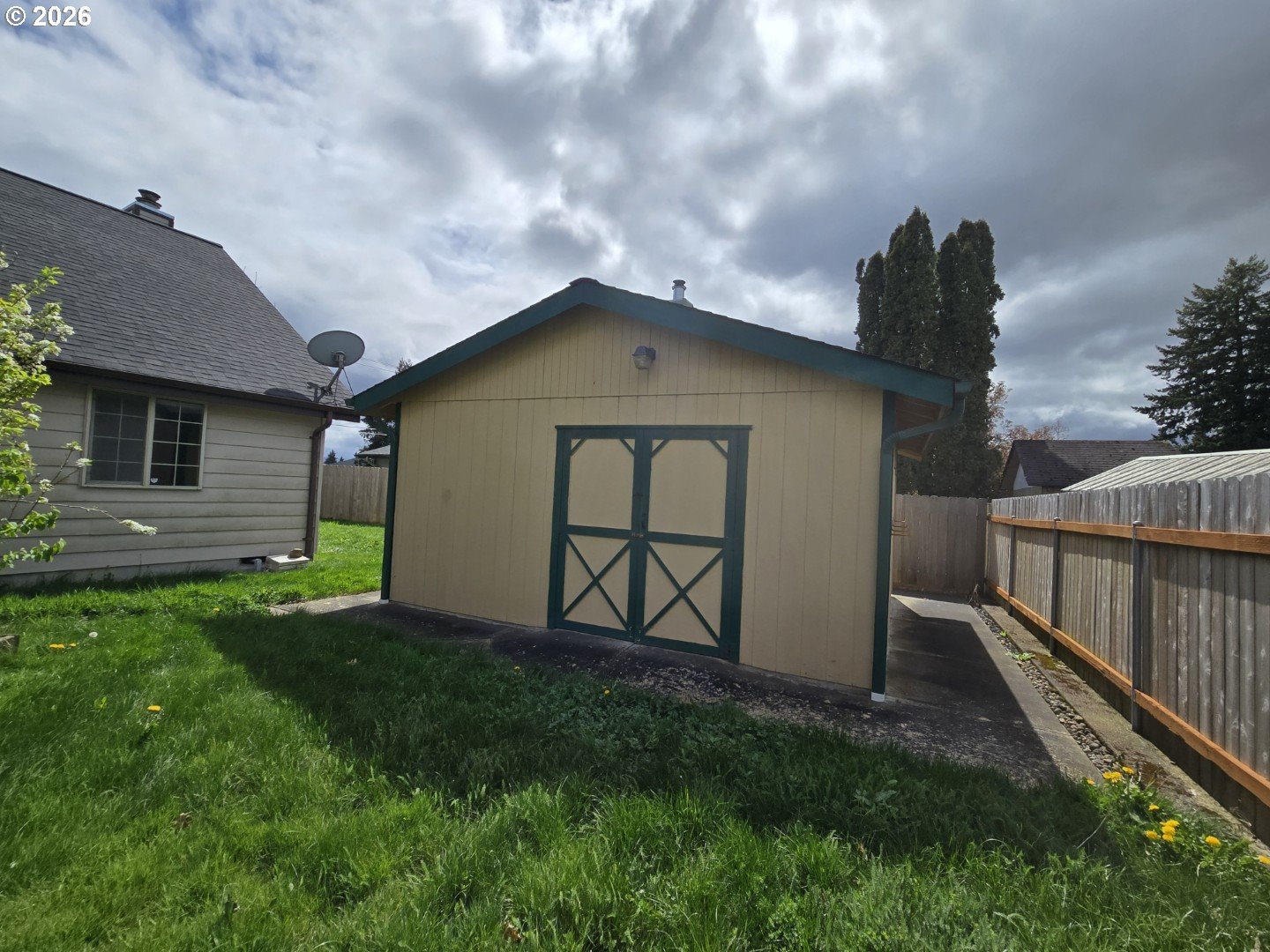 2633 42nd Avenue Longview, WA 98632 - Photo 6 of 32 a backyard of a house with lots of green space