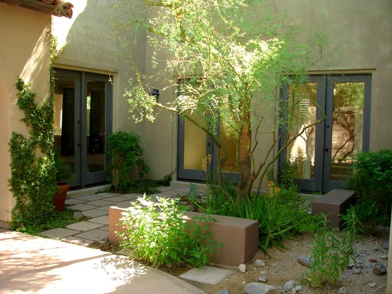 9160 East Mountain Spring Road Scottsdale, AZ 85255 - Photo 9 of 15 BEAUTIFULLY LANDSCAPED COURTYARD