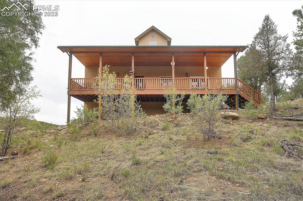 4330 Elkhorn Road Cotopaxi, CO 81223 - Photo 31 of 37 a view of a house with a yard