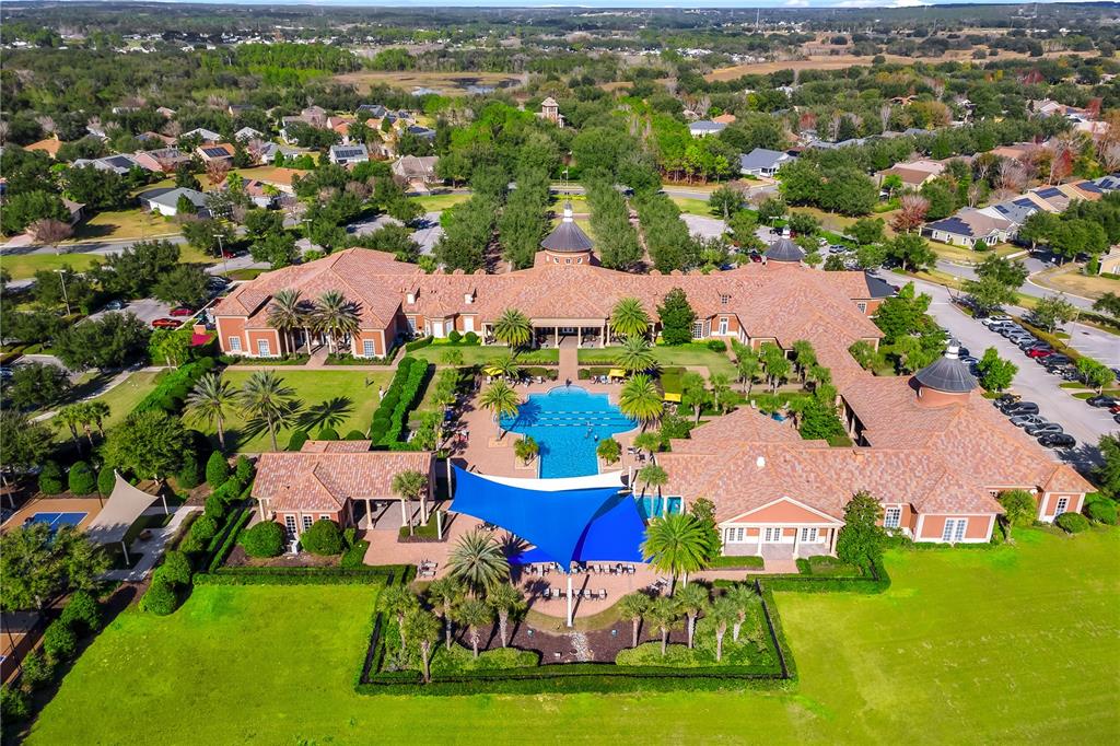 224 Silver Maple Road Groveland, FL 34736 - Photo 51 of 54 an aerial view of residential houses with outdoor space and street view