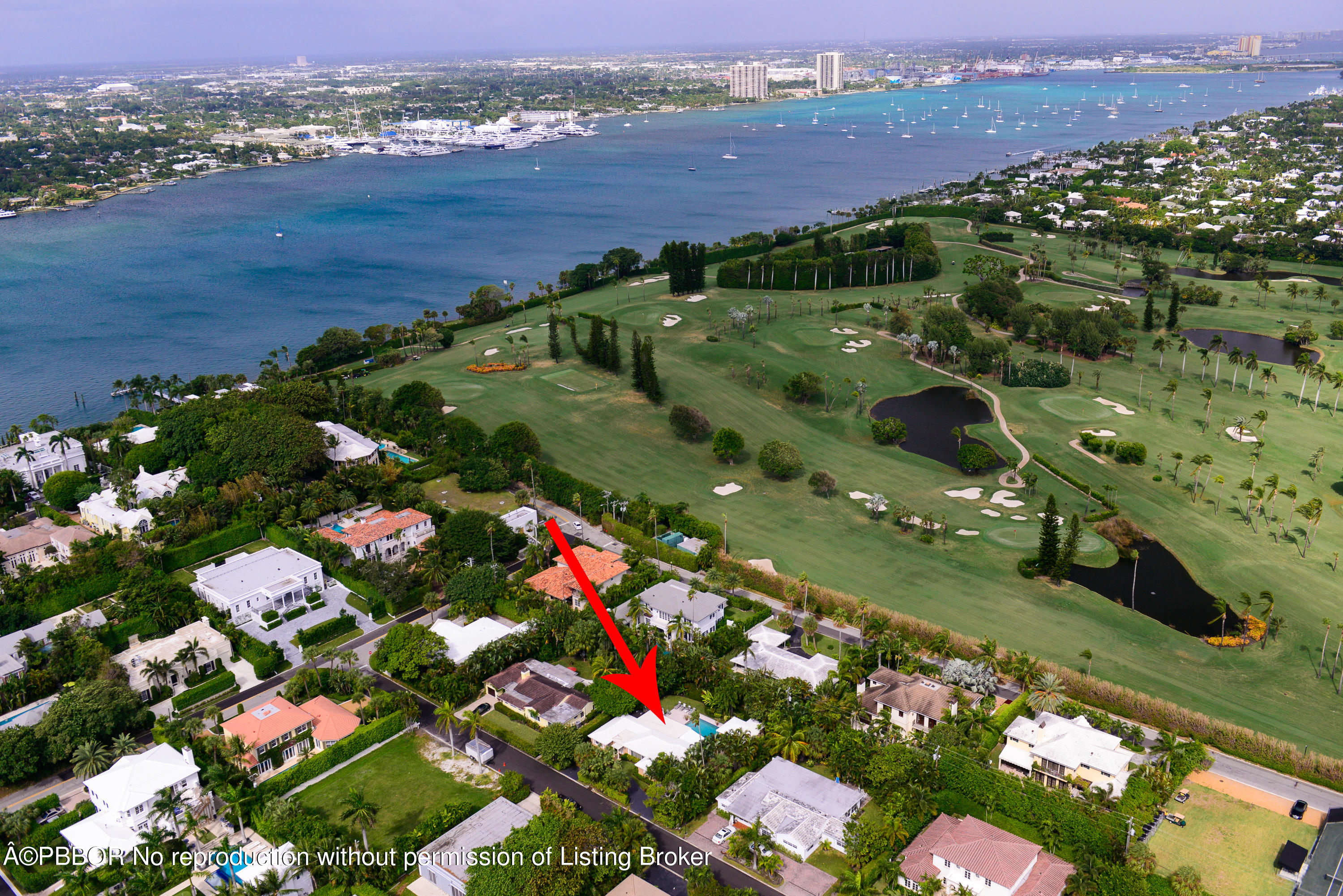 257 Fairview Road Palm Beach, FL 33480 - Photo 16 of 17 a view of a city with an ocean