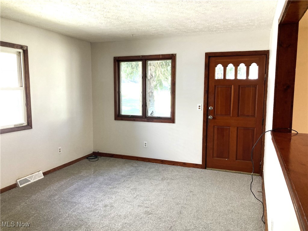 151 North Seneca Street Rittman, OH 44270 - Photo 3 of 17 Carpeted entryway with a textured ceiling