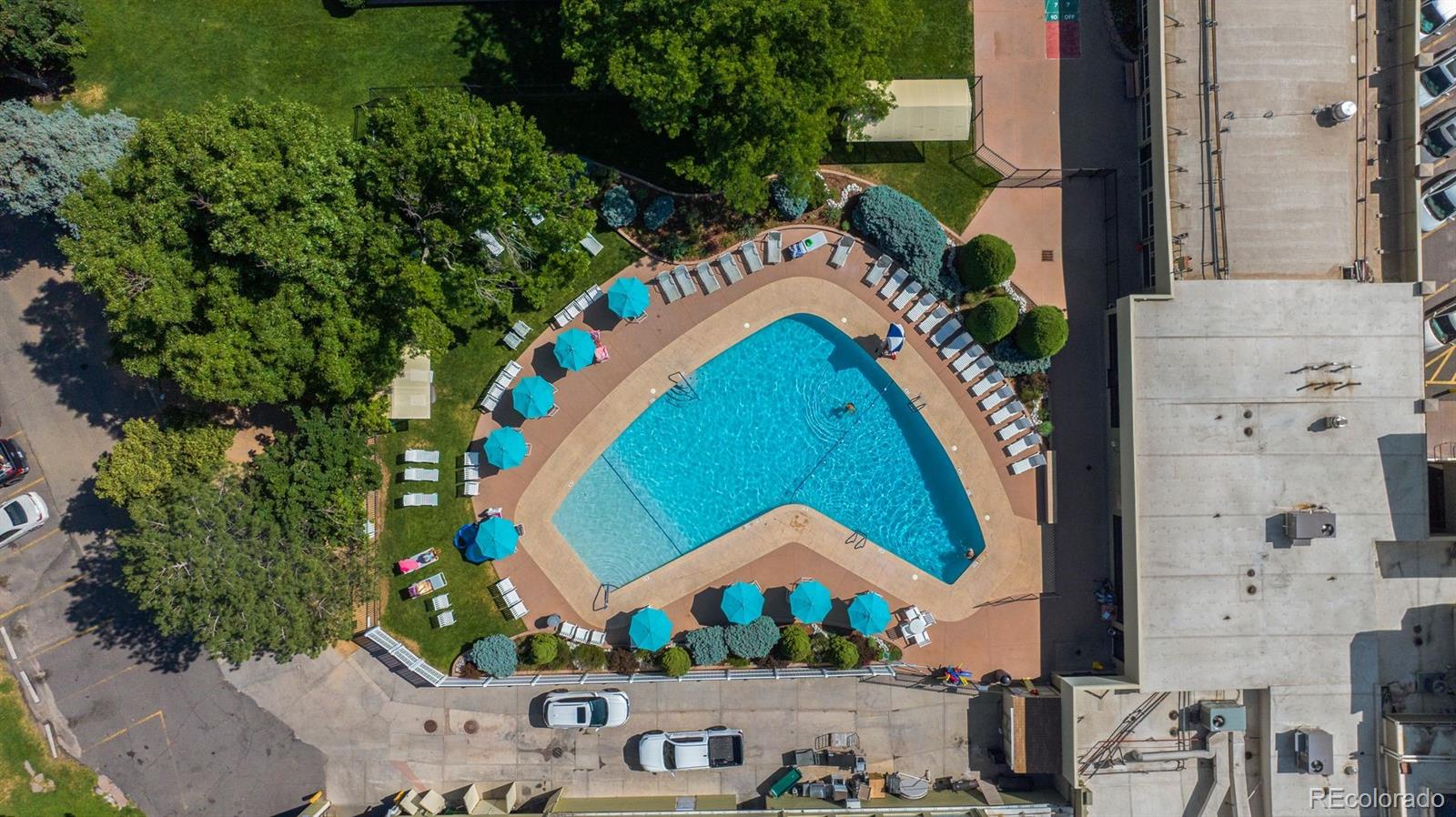 610 South Clinton Street, Unit 10A Denver, CO 80247 - Photo 32 of 40 an aerial view of a house