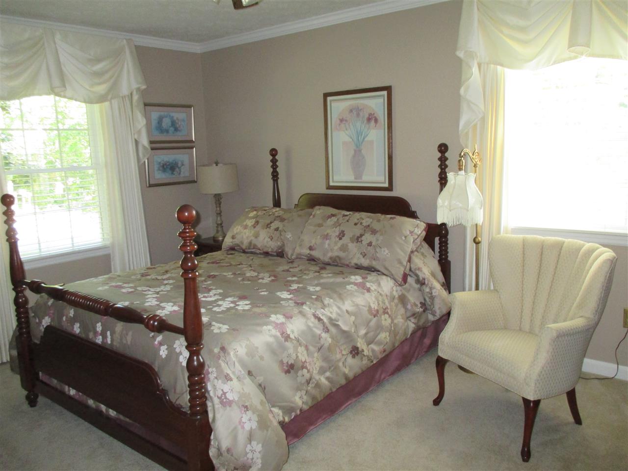 1220 Pinehurst Road Staunton, VA 24401 - Photo 12 of 24 a bedroom with a bed and a chair