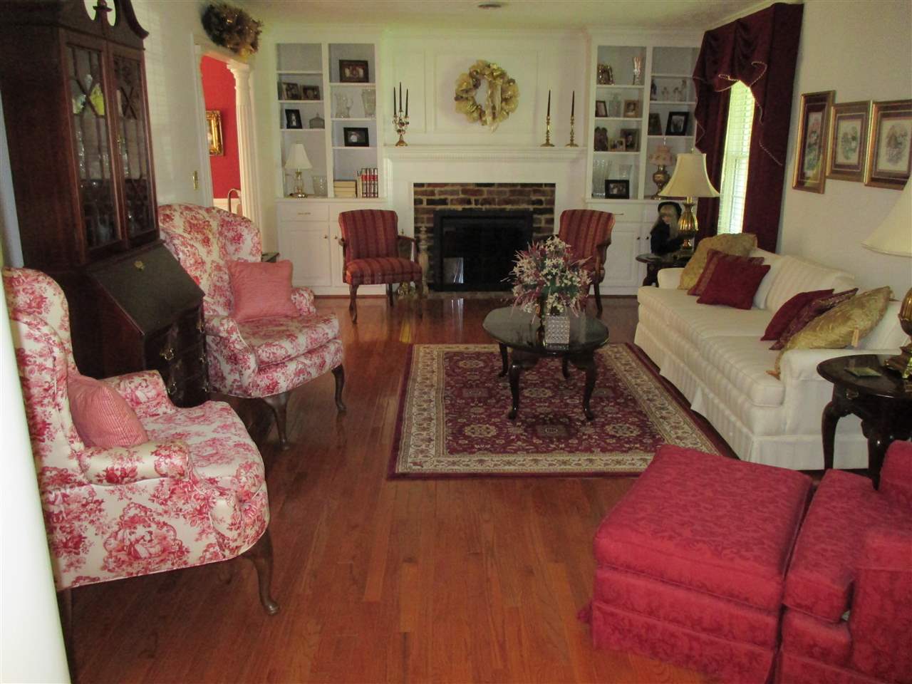 1220 Pinehurst Road Staunton, VA 24401 - Photo 3 of 24 a living room with furniture and a fireplace