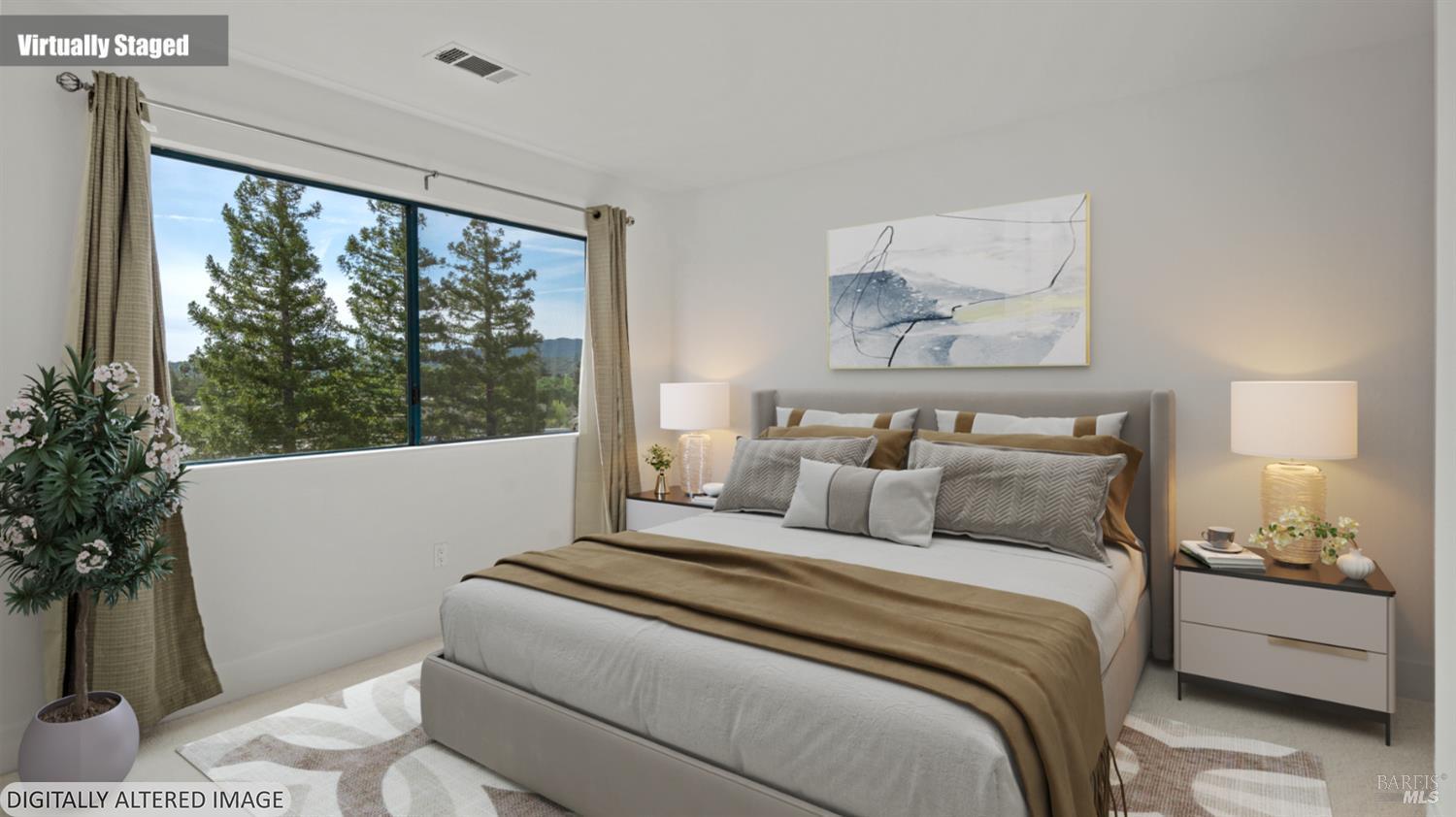 302 Mariner Way Novato, CA 94945 - Photo 13 of 20 a bed room with a bed and a large window