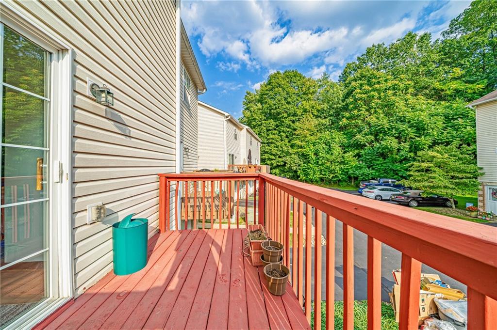 820 Mt Pleasant Road Greensburg, PA 15601 - Photo 25 of 30 a balcony with wooden floor in front of house