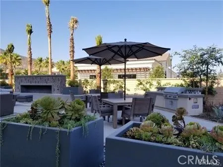 a view of a swimming pool with a yard