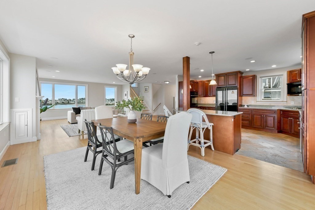 16 Burr Road Hull, MA 02045 - Photo 5 of 25 a view of a dining room kitchen and a window