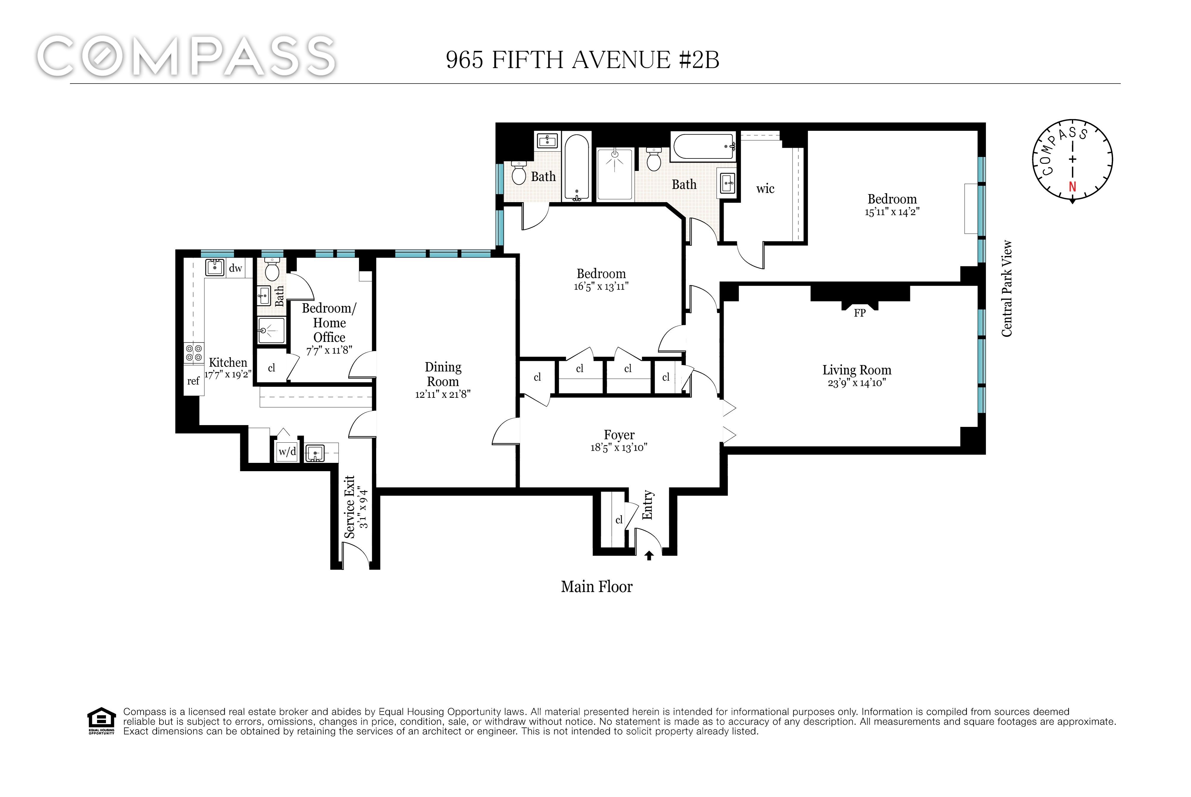 965 Fifth Avenue 2-B Upper East Side New York NY 10075