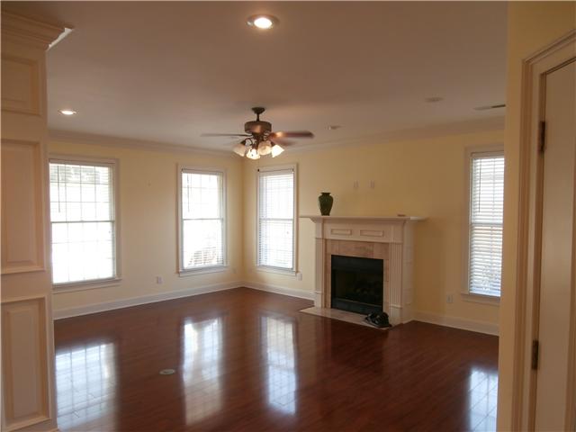 110 Riley Circle Fayetteville, TN 37334 - Photo 4 of 22 LIVING ROOM WITH FIREPLACE, RECESSED LIGHTING & PLANTATION BLINDS
