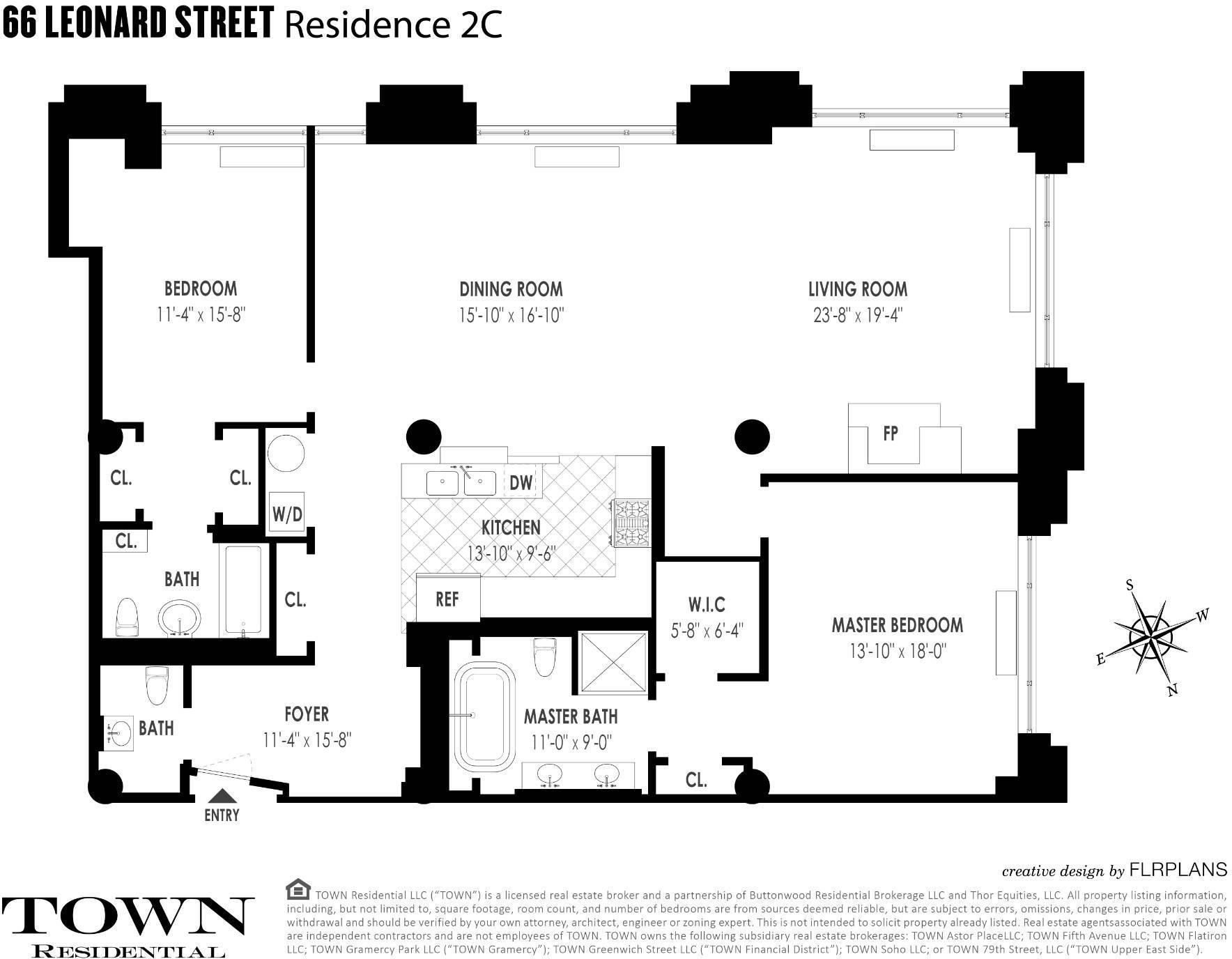 66 Leonard Street, Unit 2C Manhattan, NY 10013 - Photo 6 of 6