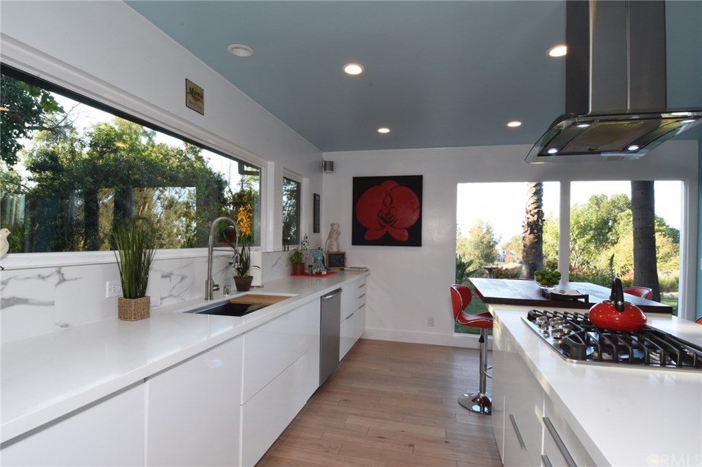 12 Harbor Sight Drive Rolling Hills Estates, CA 90274 - Photo 9 of 56 The kitchen has tranquil views in all directions...