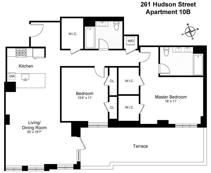 261 Hudson Street, Unit 10B Manhattan, NY 10013 - Photo 15 of 15