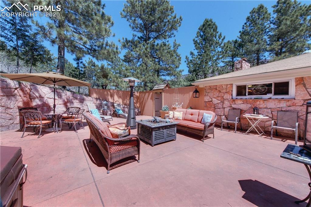 7955 Highway 24 Cascade, CO 80809 - Photo 29 of 36 Huge concrete back patio