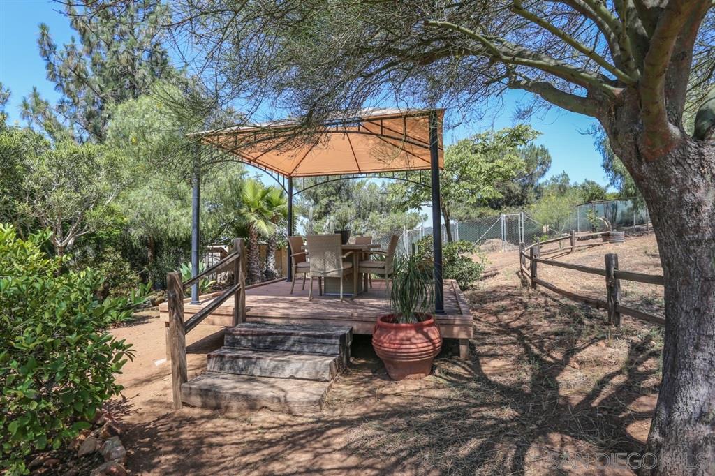 18921 Highway 94 Dulzura, CA 91917 - Photo 19 of 25 Large gazebo nestled in the private succulent garden, it also has a new cover