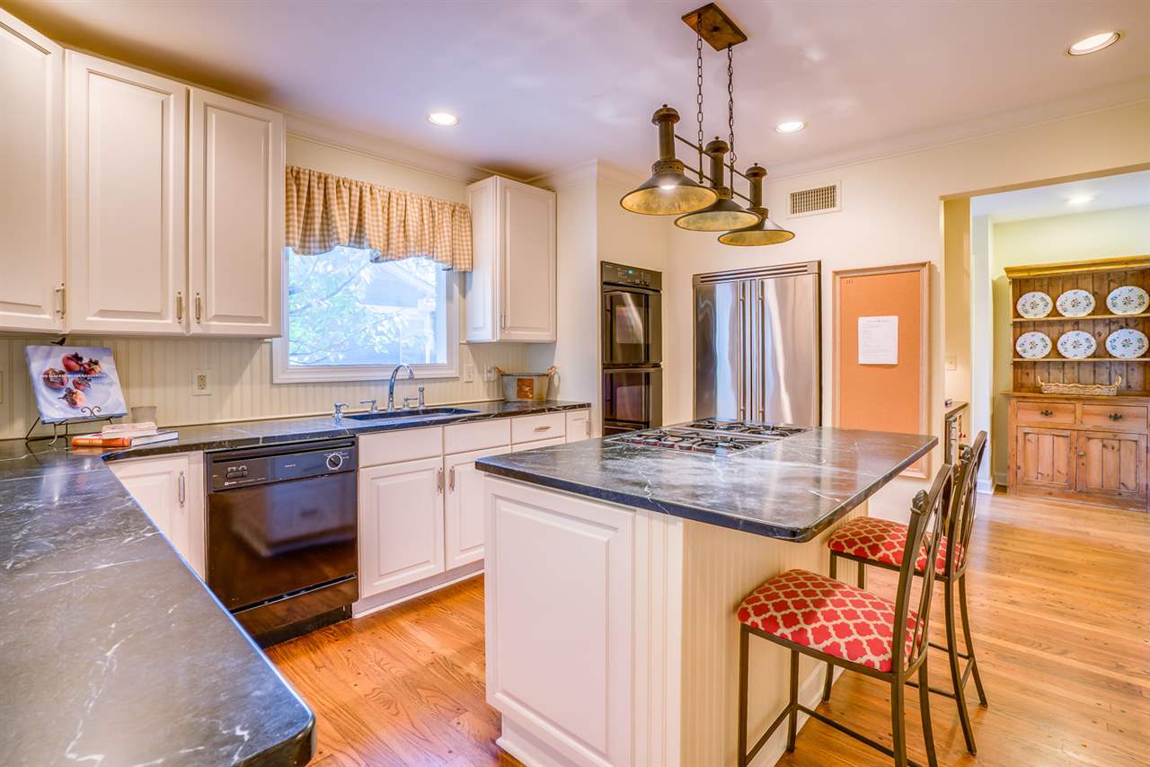 3686 Walnut Grove Road Memphis, TN 38111 - Photo 9 of 23 New refrigerator, soapstone countertops and lighting, gas cooking