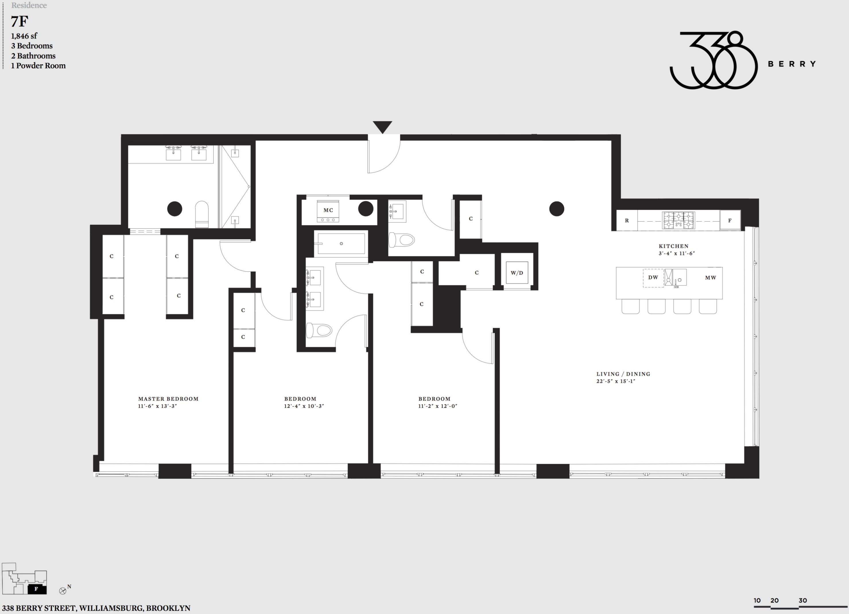 338 Berry Street, Unit 7F Brooklyn, NY 11249 - Photo 15 of 15