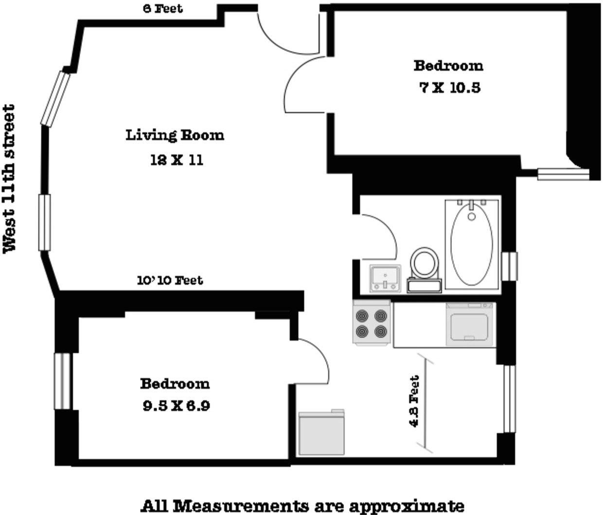 322 West 11th Street, Unit 1C Manhattan, NY 10014 - Photo 6 of 6