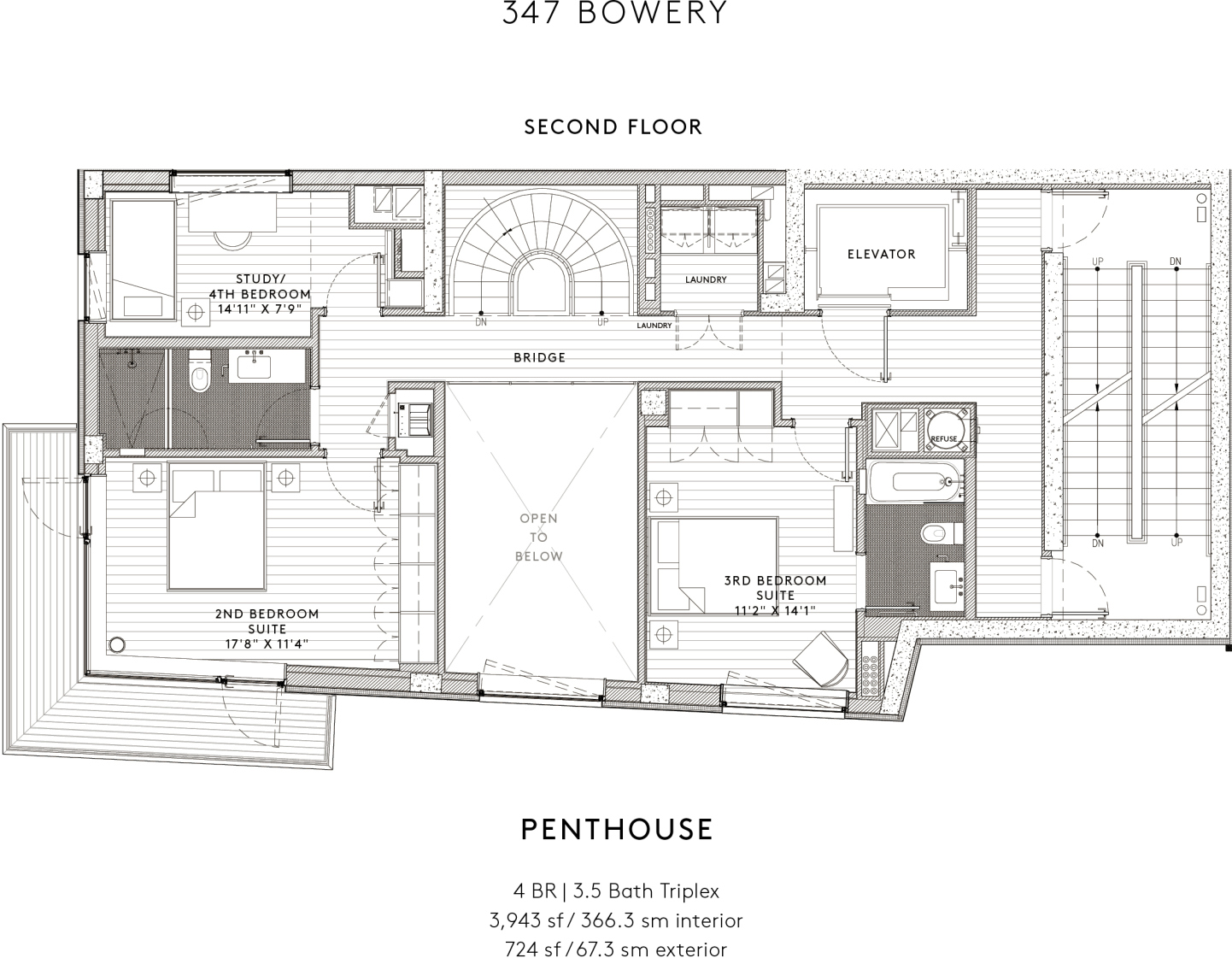 347 Bowery, Unit PH Manhattan, NY 10003 - Photo 8 of 17