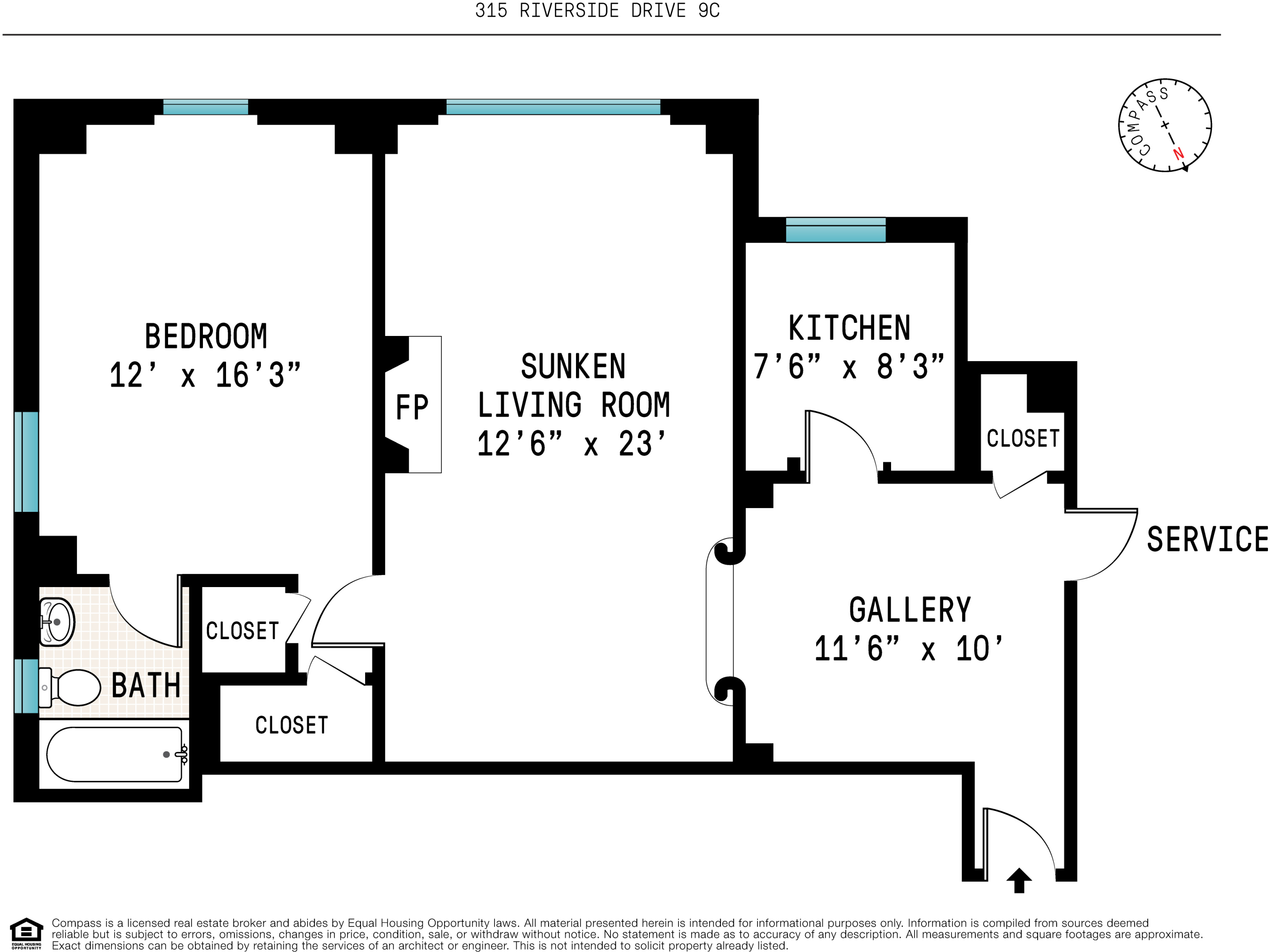 315 Riverside Drive, Unit 9C Manhattan, NY 10025 - Photo 11 of 11