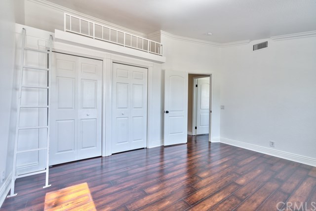 3086 Diamondview Circle Corona, CA 92882 - Photo 38 of 66 Bedroom#3. It also has crown moldings. and a small loft over the closet.