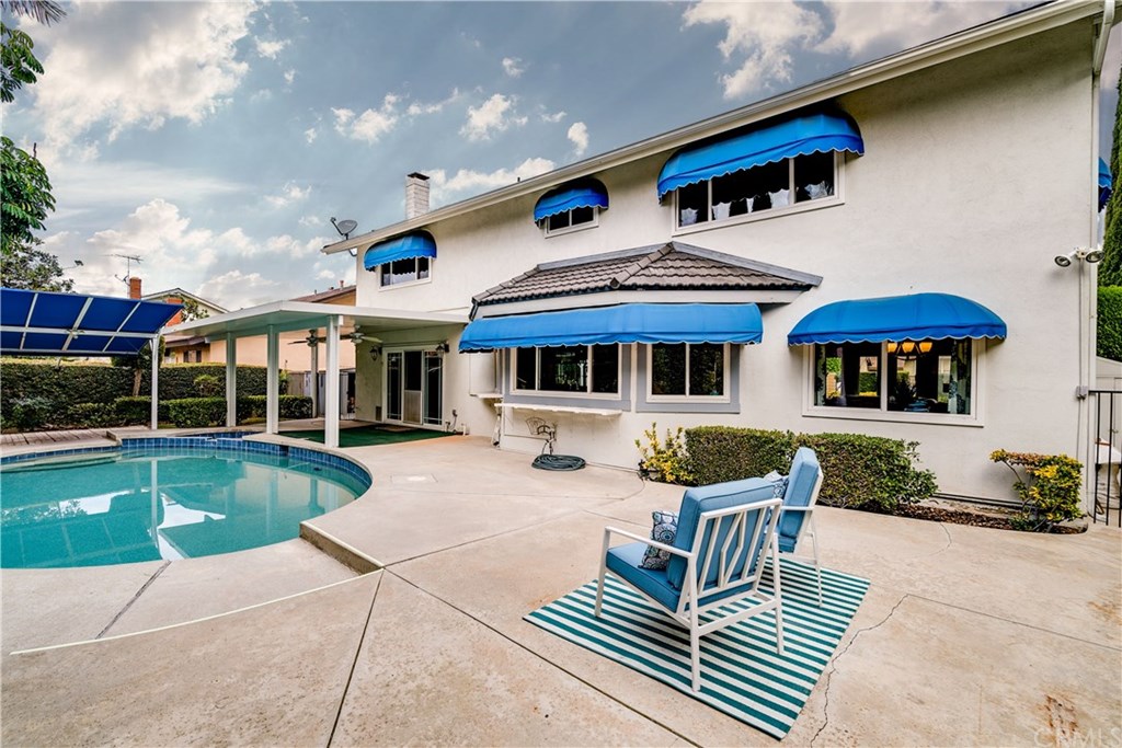 338 Purdy Avenue Placentia, CA 92870 - Photo 24 of 34 Outdoor living features include sun protecting awnings and vinyl patio cover