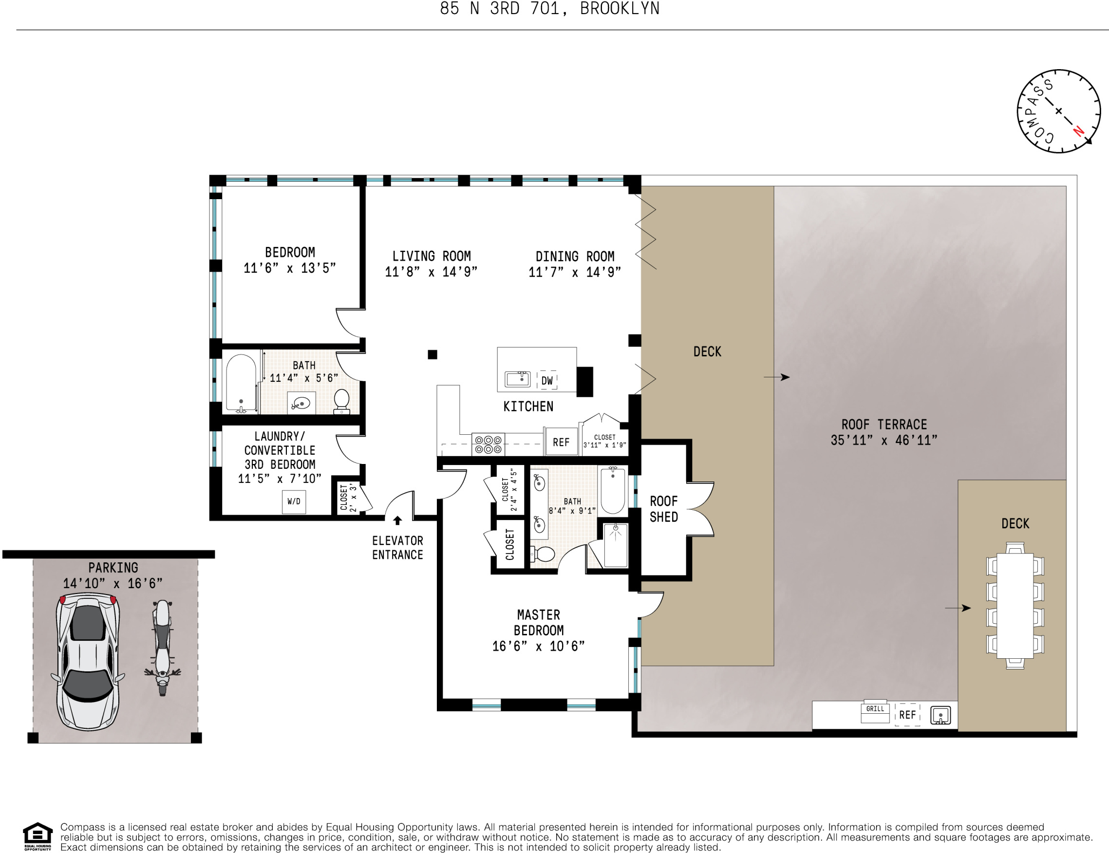 85 North 3rd Street, Unit PH Brooklyn, NY 11249 - Photo 14 of 14