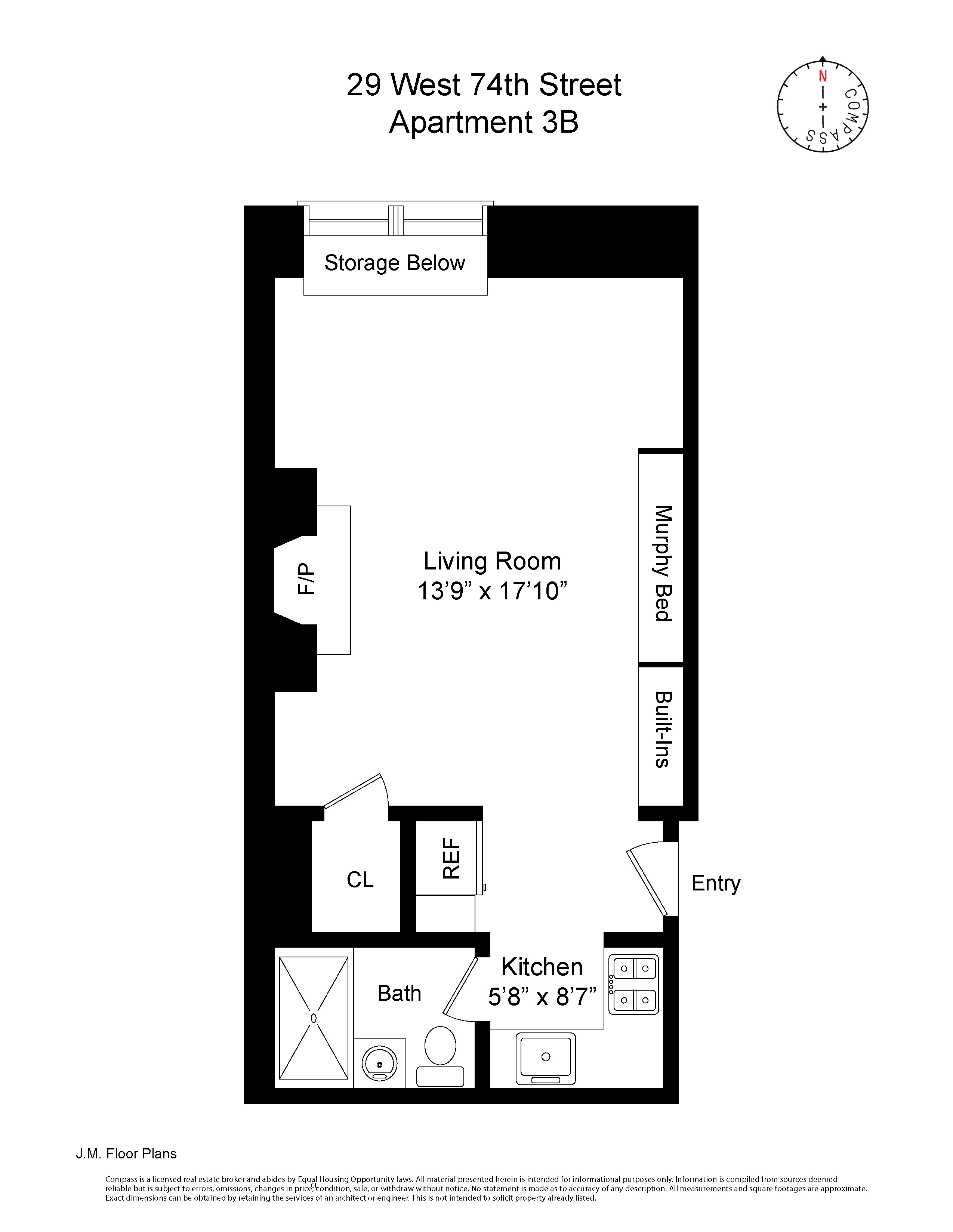 29 West 74th Street, Unit 3B Manhattan, NY 10023 - Photo 7 of 7