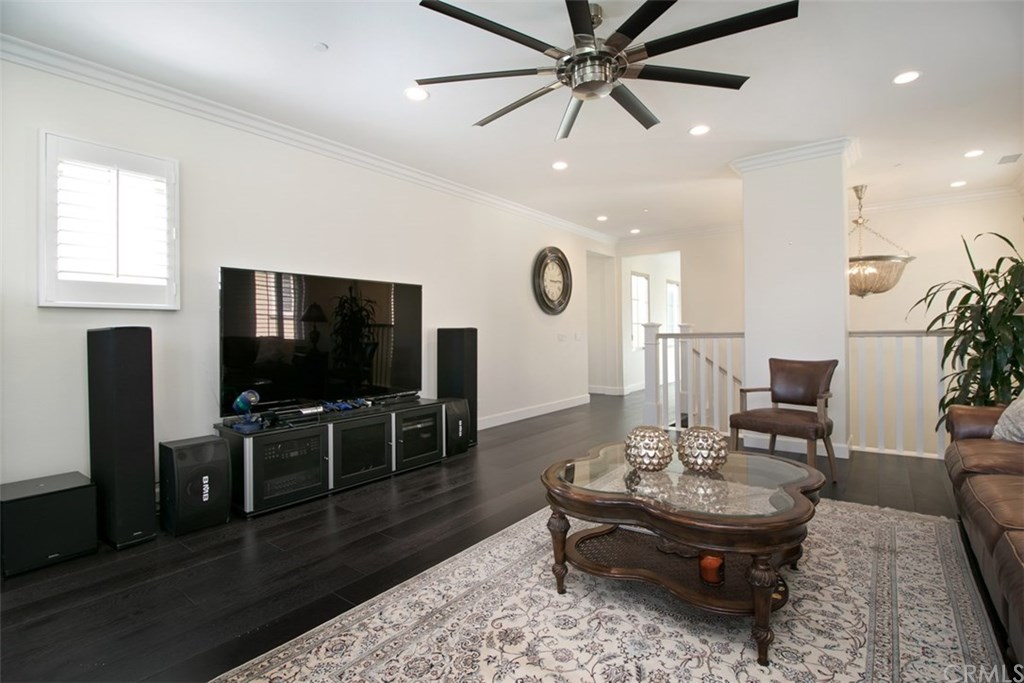 17 Rawhide Irvine, CA 92602 - Photo 18 of 56 Large bonus room with oversized ceiling fan, crown modling, wood shutters.