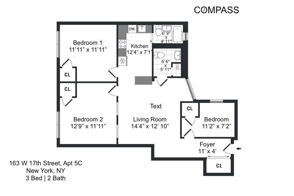 163 West 17th Street, Unit 5C Manhattan, NY 10011 - Photo 5 of 5