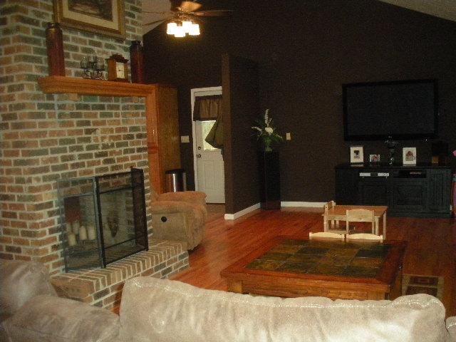 618 Shrum Cemetery Road Westmoreland, TN 37186 - Photo 7 of 16 Volume Ceilings / 2 sided Fireplace