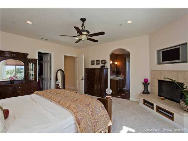 4948 Sleeping Indian Road Fallbrook, CA 92028 - Photo 13 of 25 Lush Carpet , Fireplace & Ceiling Fan