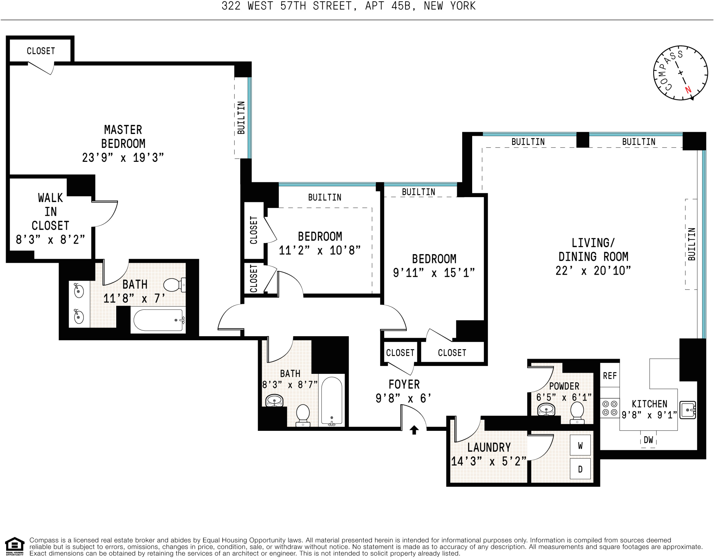 322 West 57th Street, Unit 45B Manhattan, NY 10019 - Photo 24 of 24