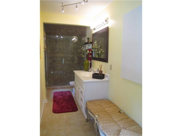 4556 Barfield Road Memphis, TN 38117 - Photo 22 of 25 Great guest/pool bath with door to pool area, changing bench, new vanity, toilet, shower with dual shower heads and framless glass door
